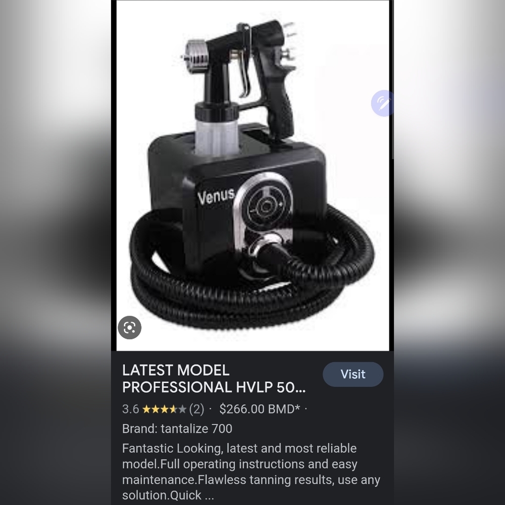 Venus Elite Spray Tanning Machine